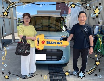 ワゴンＲスマイルクリームコーデのご納車★